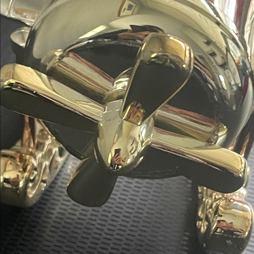 Reed & Barton Silver plated Airplane coin bank - Picture 12 of 12